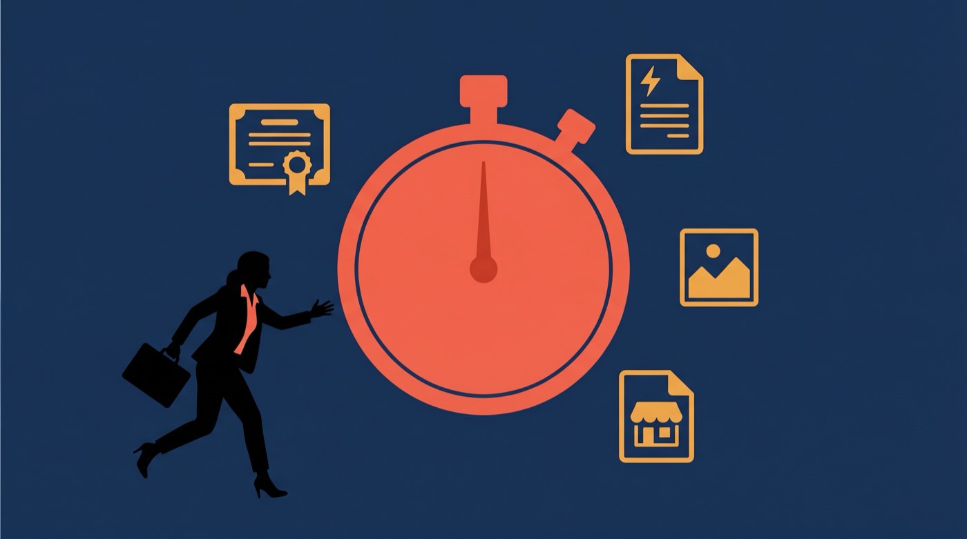 The 60-minute evidence upload window for GBP appeal submissions